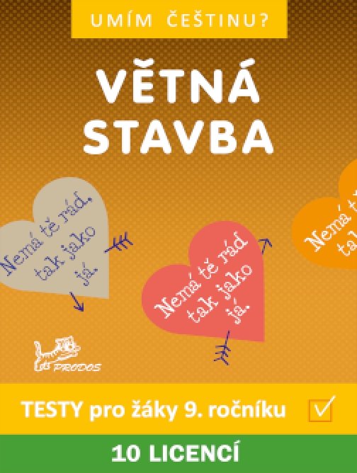VĚTNÁ STAVBA 9 – interaktivní testy z češtiny (10…